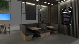 20x30 Island booth design by Reaction Space
